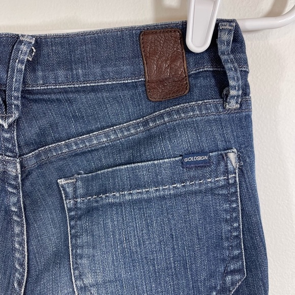 GOLDSIGN Frontier Cropped Skinny Jeans Size 26 Lowrise‎ Crop. - Picture 6 of 6